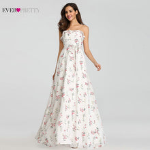 Load image into Gallery viewer, Ever Pretty Elegant Evening Dresses Long A-Line Off Shoulder Floral Print Chiffon Formal Party Gowns Women Robe De Soiree 2020