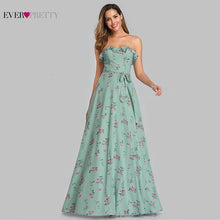 Load image into Gallery viewer, Ever Pretty Elegant Evening Dresses Long A-Line Off Shoulder Floral Print Chiffon Formal Party Gowns Women Robe De Soiree 2020