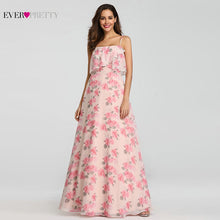 Load image into Gallery viewer, Ever Pretty Elegant Evening Dresses Long A-Line Off Shoulder Floral Print Chiffon Formal Party Gowns Women Robe De Soiree 2020
