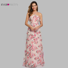 Load image into Gallery viewer, Ever Pretty Elegant Evening Dresses Long A-Line Off Shoulder Floral Print Chiffon Formal Party Gowns Women Robe De Soiree 2020
