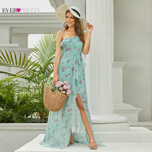 Load image into Gallery viewer, Ever Pretty Elegant Evening Dresses Long A-Line Off Shoulder Floral Print Chiffon Formal Party Gowns Women Robe De Soiree 2020
